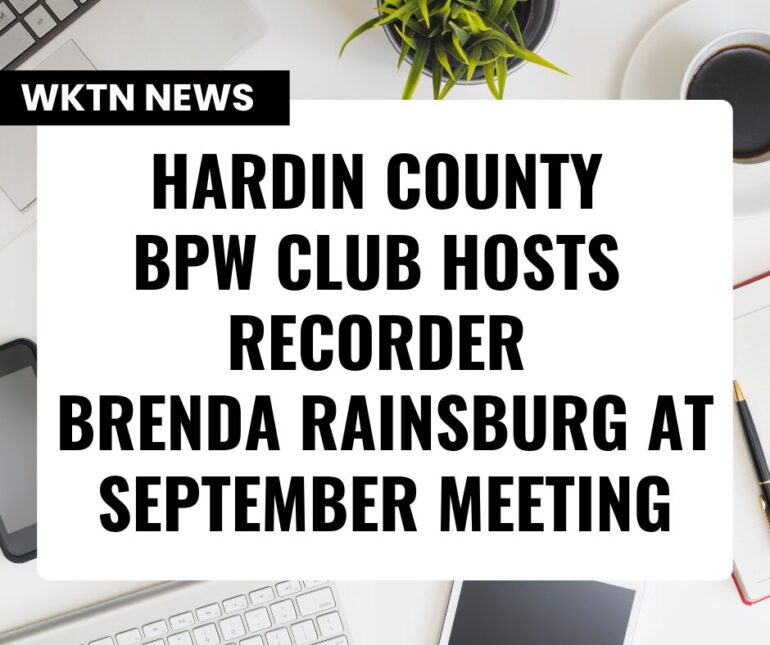 Hardin County BPW Club Hosts Recorder Brenda Rainsburg at September ...