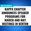 Kappa Chapter of Delta Kappa Gamma Intl Announces Speaker Programs for March and May Meetings