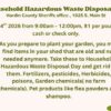 Household Hazardous Waste Disposal Day Set for Tomorrow in Kenton