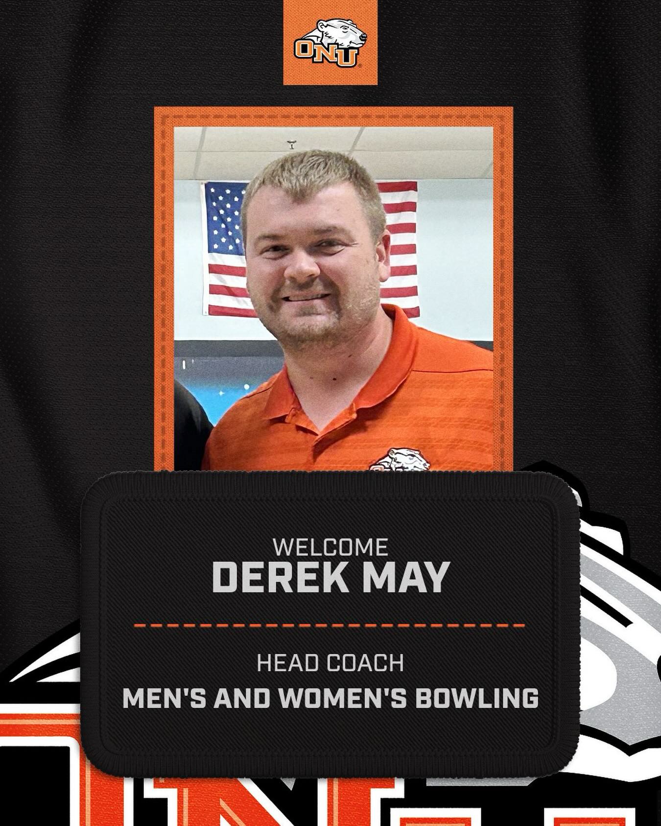 Derek May Named Head Coach of Ohio Northern University Bowling Teams