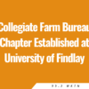 Collegiate Farm Bureau Chapter Established at University of Findlay