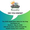 Hardin County Fair King and Queen Applications Due May 31