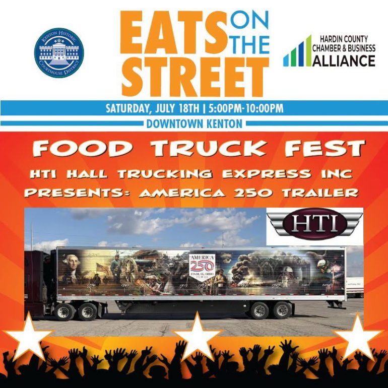 HTI Trucking Bringing America 250 Trailer to Eats on the Street