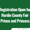 Registration Open for Hardin County Fair Prince and Princess