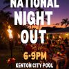 Kenton’s National Night Out Set for This Evening