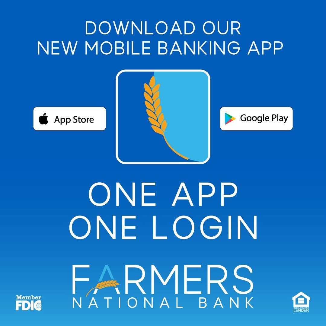 Farmers National Bank Customers Reminded to Download New Mobile App
