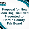 Proposal for New Coon Dog Trial Event Presented to Hardin County Fair Board