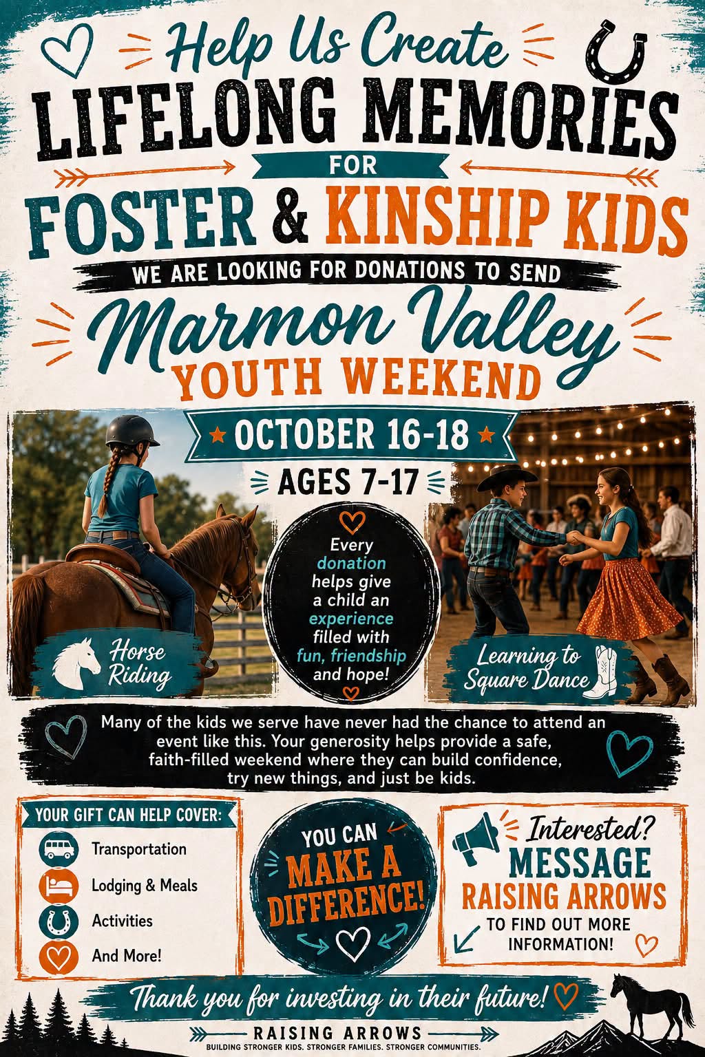 Raising Arrows Ohio Seeks Donations for Marmon Valley Youth Weekend