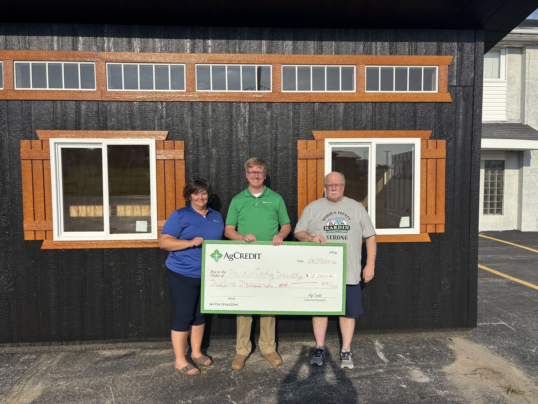 AgCredit Donates $12,000 to Support Hardin County Fairgrounds Recovery