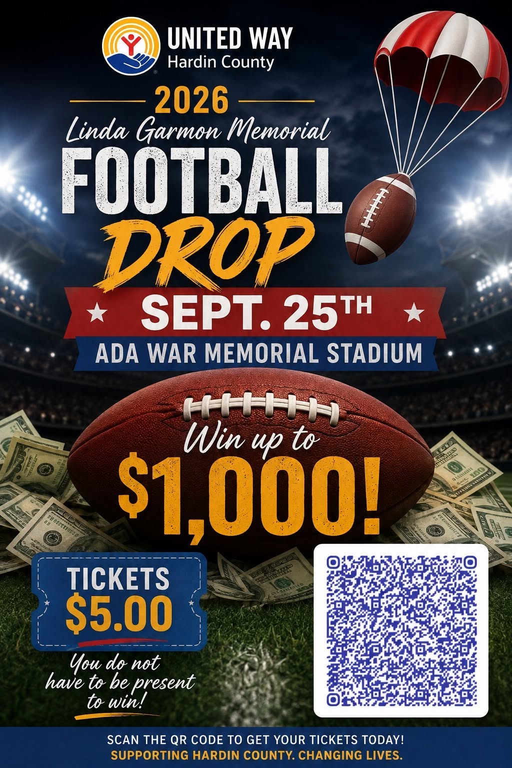 Linda Garmon Memorial Football Drop Set for September 25 in Ada