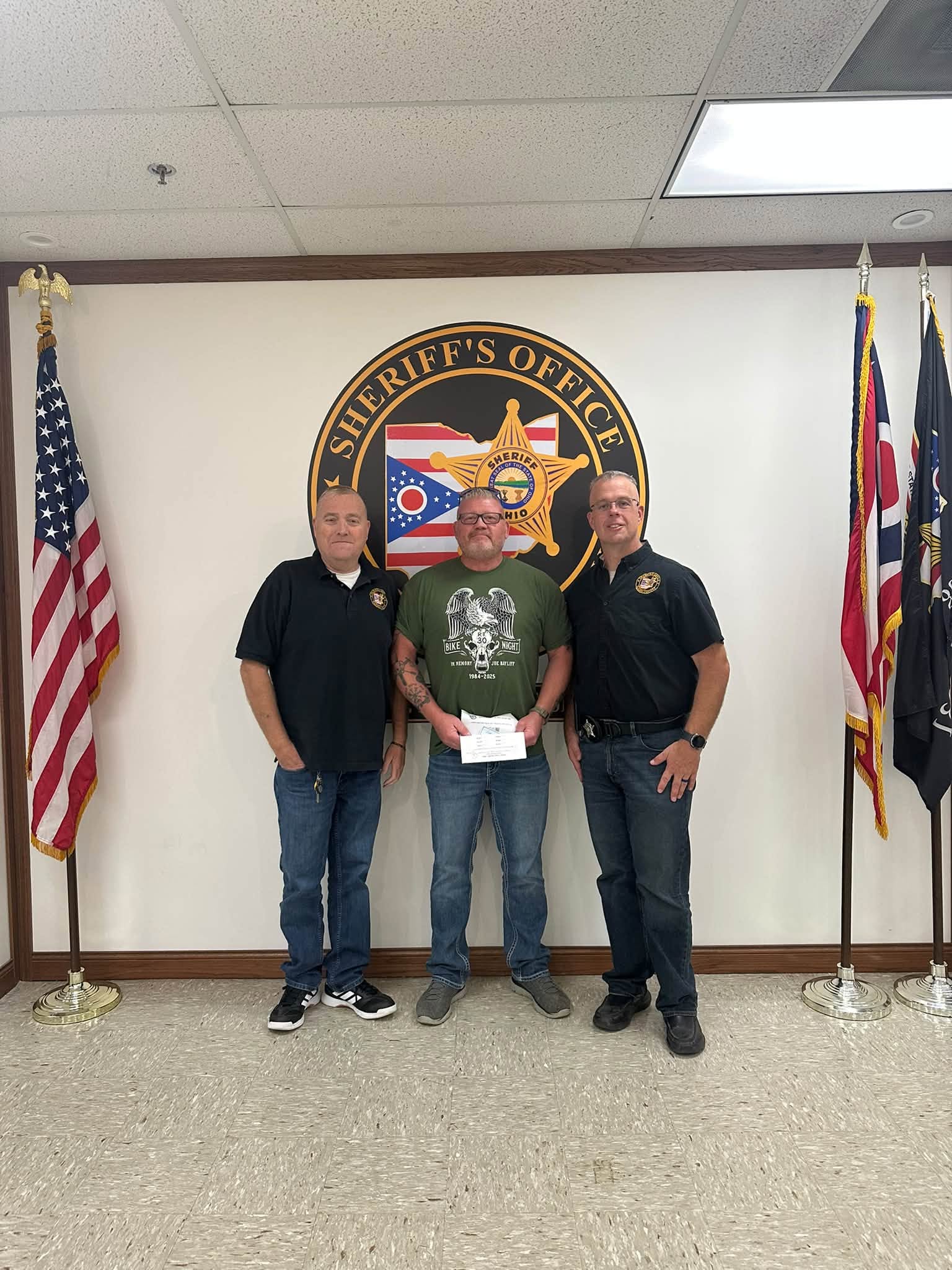 Ada VFW Post 9381 Donates $1,000 to Hardin County Sheriff’s Office