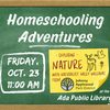 Ada Public Library to Host Exploring Nature Homeschooling Adventures Event