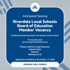 Riverdale Schools Announces Upcoming Board of Education Vacancy